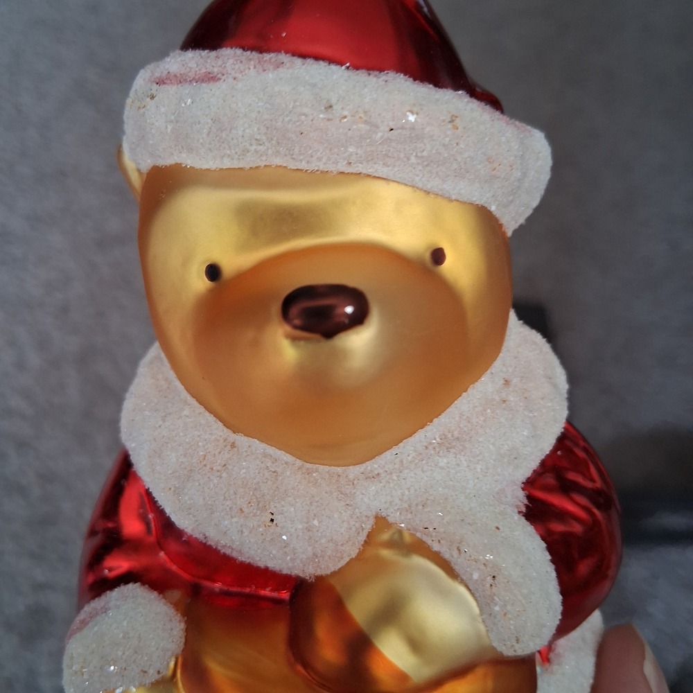 Disney Classic Winnie the Pooh 1997 Glass Christmas Ornament Germany - Picture 15 of 16